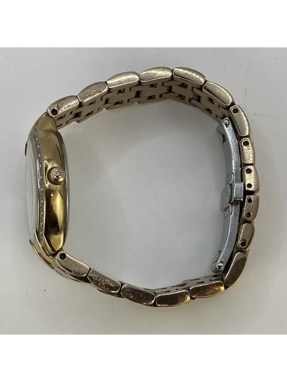 Citizen Eco-Drive Women Watch Gold Tone Diamond Accent Bezel 29mm EQ71-S085176